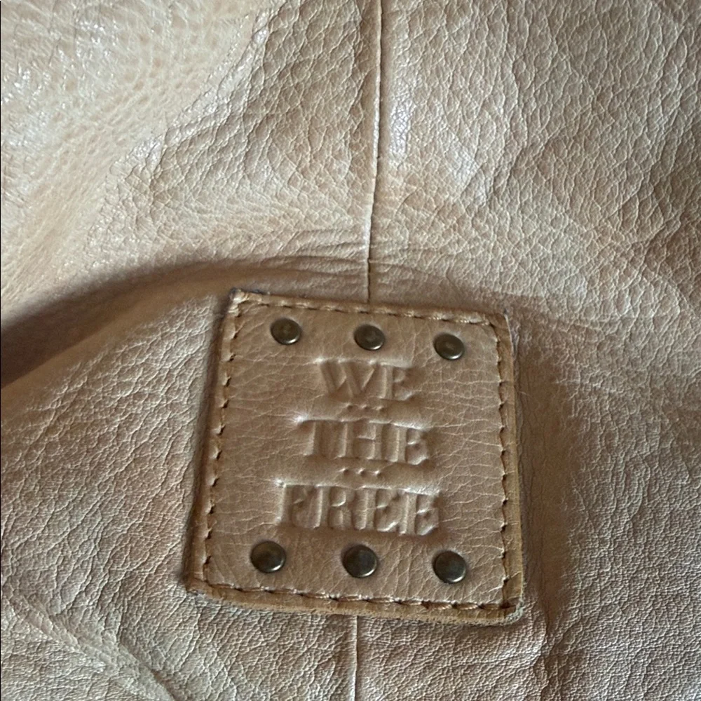 We The Free Tan Soft Leather - Sling Bag Backpack - Excellent Condition
